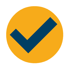 An icon that represents a successful submission of ESEF-compliant report.