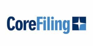  Image of CoreFiling logo, which is an XBRL software for ESEF and CSRD reporting. 