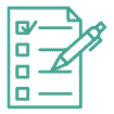 An icon representing checklist in the article about consolidated financial reporting.